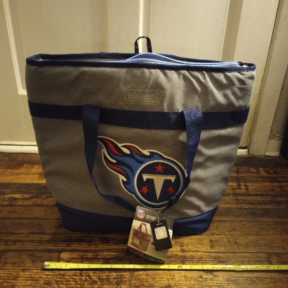 Coleman Gray and Blue Duffel Bag